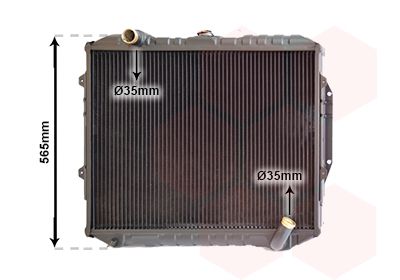 VAN WEZEL Radiators, Motora dzesēšanas sistēma 32002187